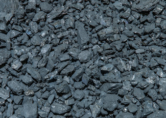The texture of coal.
