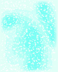 Snowflakes swirl