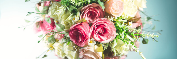 Artificial rose flower