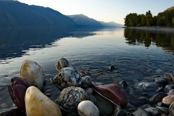 Russia. South Of Western Siberia, Altai Mountains. Altai state natural biosphere reserve, Bele cordon in the South of lake Teletskoye