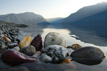 Russia. South Of Western Siberia, Altai Mountains. Altai state natural biosphere reserve, Bele cordon in the South of lake Teletskoye