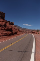 Road in canyons