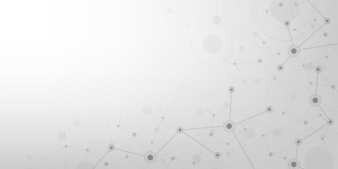 Technology in the concept of digital networks.