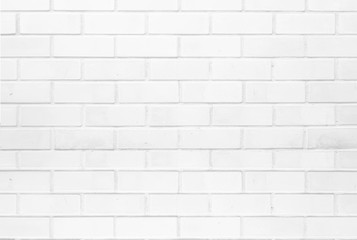 white brick wall of texture background