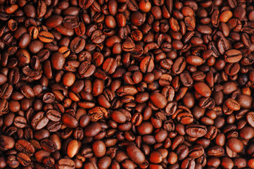 Coffee beans studio shooting