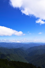 Naklejka premium 大峰山脈