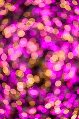 purple Glitter Christmas Bokeh light Background