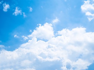Fototapeta na wymiar Blue Sky with white clouds background