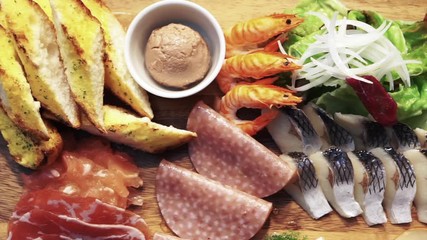 Artificial food restaurant display in Japan