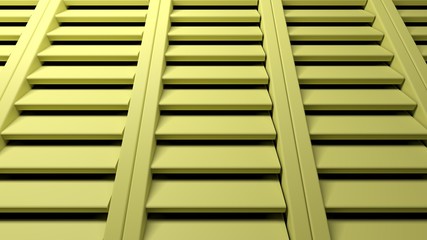 Obraz premium Abstract background with yellow shutters windows - 3D rendering illustration