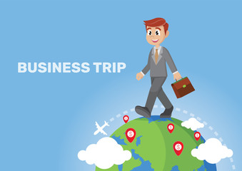 business trip and travel around the world.