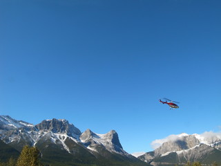 Fototapeta premium heli in the sky