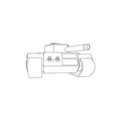 Black and White Sci Fi Tank Images 