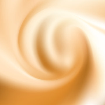 cream and caramel swirl background vector