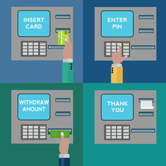 ATM  terminal usage vector concept