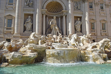 Fontana di Trevi en Roma Italia