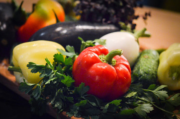 mix of fresh vegetables