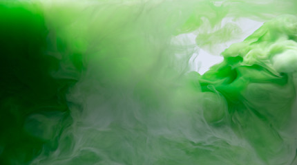 abstract ink color paint on white background , water color paint abstract ink background.