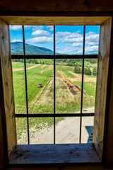 Country from viewpoint, Orava, Slovakia, natural scene