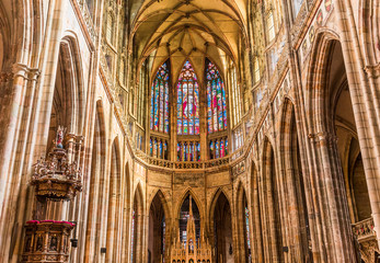 Saint Vitus cathedral, Prague, czech republic