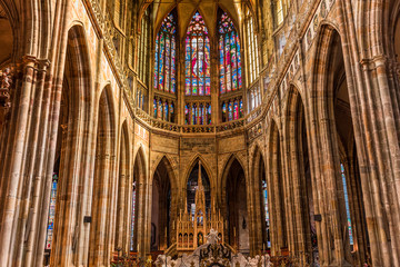 Saint Vitus cathedral, Prague, czech republic
