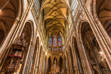 Saint Vitus cathedral, Prague, czech republic