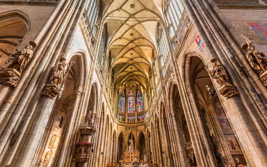 Saint Vitus cathedral, Prague, czech republic
