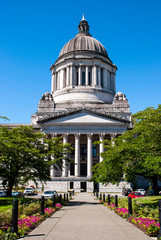 The Washington State Capitol or Legislative Building in Olympia