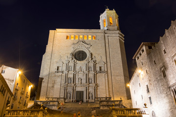 Historic center and Jewish quarter of Girona (Spain), one of the best preserved neighborhoods in Spain and Europe.