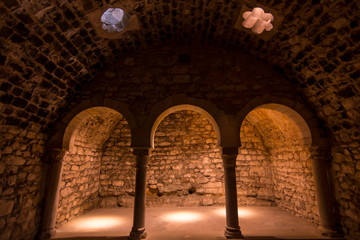 Historic center and Jewish quarter of Girona (Spain), one of the best preserved neighborhoods in Spain and Europe.