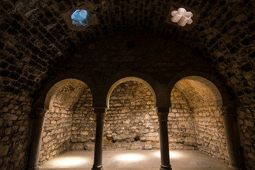 Historic center and Jewish quarter of Girona (Spain), one of the best preserved neighborhoods in Spain and Europe.