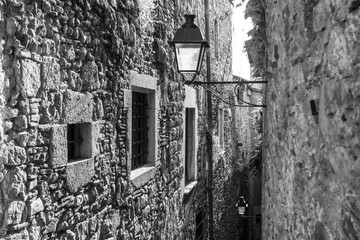 Historic center and Jewish quarter of Girona (Spain), one of the best preserved neighborhoods in Spain and Europe.