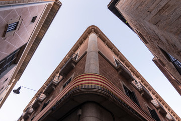 Historic center and Jewish quarter of Girona (Spain), one of the best preserved neighborhoods in Spain and Europe.