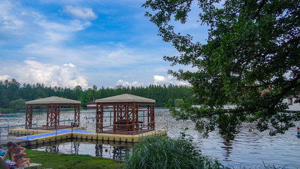 Lake Heviz is an amazing resort on the west of Hungary