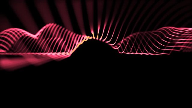 Particles on black background (looping)