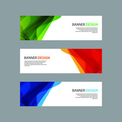 Fototapeta premium Vector Abstract design banner web template
