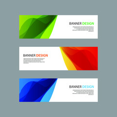 Fototapeta premium Vector Abstract design banner web template
