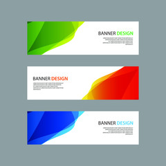 Vector Abstract design banner web template