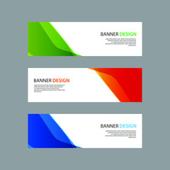 Fototapeta premium Vector Abstract design banner web template