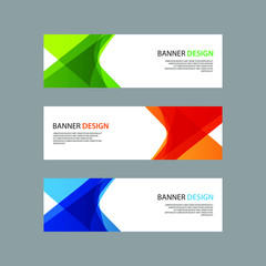 Fototapeta premium Vector Abstract design banner web template