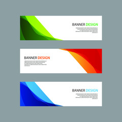 Fototapeta premium Vector Abstract design banner web template