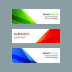 Fototapeta premium Vector Abstract design banner web template