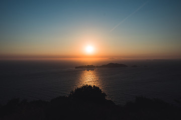 Fototapeta premium Sunset in Northern Corfu