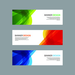 Vector Abstract design banner web template
