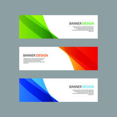 Fototapeta premium Vector Abstract design banner web template