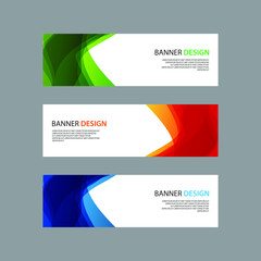 Fototapeta premium Vector Abstract design banner web template