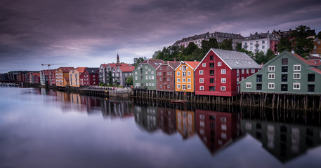 Trondheim city in Norway