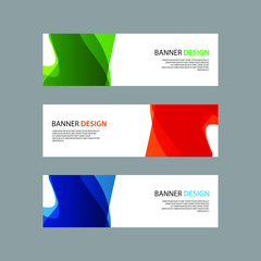 Vector Abstract design banner web template