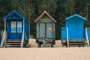 beach huts - 291192944