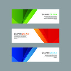 Fototapeta premium Vector Abstract design banner web template
